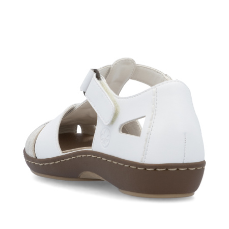 Туфли летние  Rieker  белый  кожа/кожа искусств. F-400463 фото в интернет-магазине | Omadey.ru