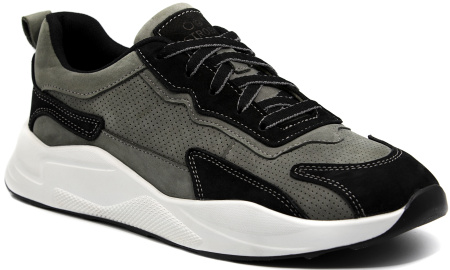 Кроссовки  Strobbs  серый  нубук F-300406 фото в интернет-магазине | Omadey.ru