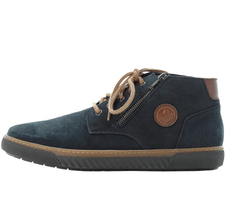 Ботинки  Rieker  синий  кожа/кожа искусств. Z-90367 фото в интернет-магазине | Omadey.ru