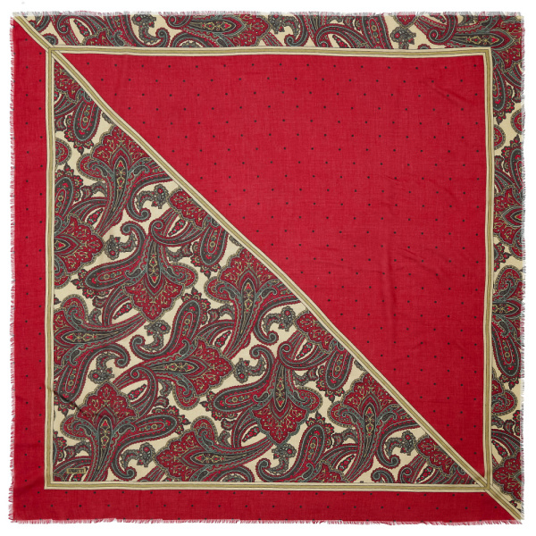 Фото Платок Fabretti красный  c15663