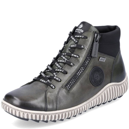 Ботинки  Remonte  зеленый  кожа/кожа искусств. Z-300055 фото в интернет-магазине | Omadey.ru