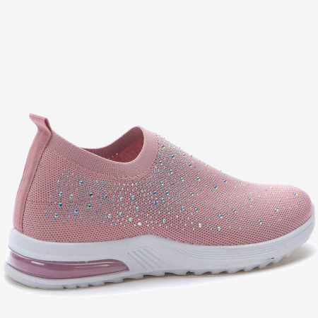 Кроссовки  женские Crosby  пудра  текстиль F-90660 фото в интернет-магазине | Omadey.ru