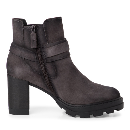 Ботинки  Tamaris  серый  кожа Z-200309 фото в интернет-магазине | Omadey.ru