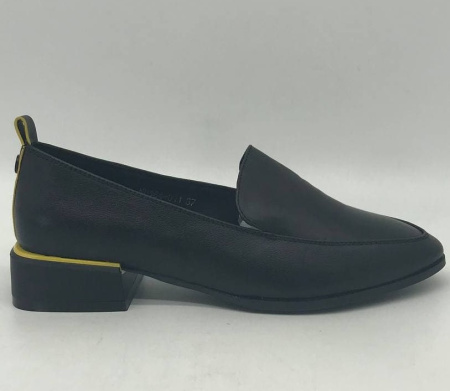 Туфли  Baden  черный  кожа Z-100252 фото в интернет-магазине | Omadey.ru