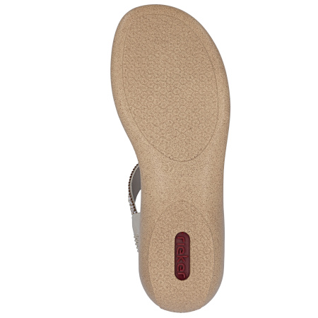 Босоножки  Rieker  бежевый  кожа искусств./текстиль  F-401277 фото в интернет-магазине | Omadey.ru