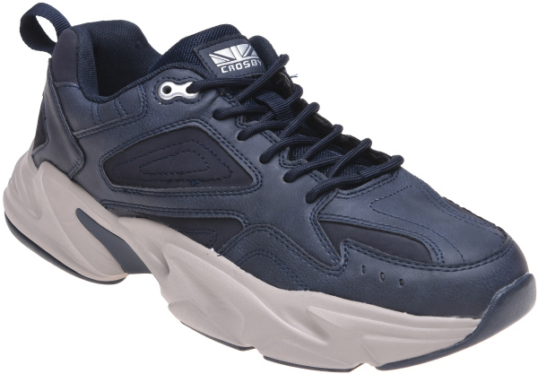 Фото Кроссовки  Crosby  синий  кожа иск. /сетка Z-8361 мужские Фото Кроссовки  Crosby  синий  кожа иск. /сетка Z-8361 мужские