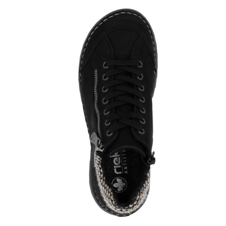 Ботинки  Rieker  черный  кожа искусств./текстиль Z-400860 фото в интернет-магазине | Omadey.ru