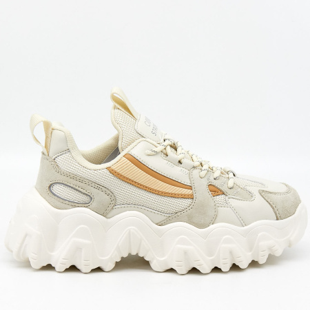 Кроссовки  женские Strobbs  бежевый  текстиль/кожа/замш Z-90506 фото в интернет-магазине | Omadey.ru