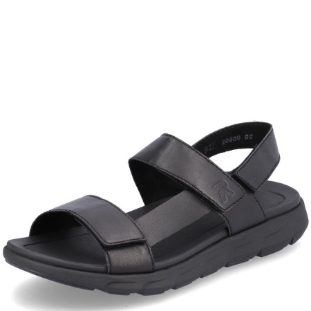 Сандалии  Rieker-Evolution  черный  кожа F-300475 фото в интернет-магазине | Omadey.ru