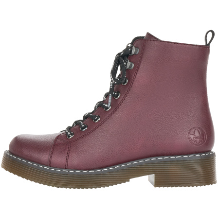 Ботинки  женские Rieker  бордовый  кожа искусств. Z-90565 фото в интернет-магазине | Omadey.ru Ботинки  женские Rieker  бордовый  кожа искусств. Z-90565 фото в интернет-магазине | Omadey.ru