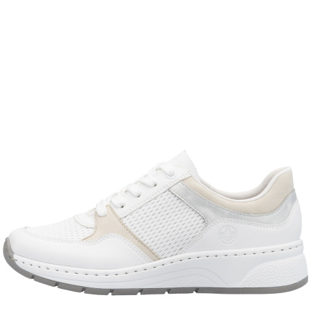 Кроссовки Rieker белый кожа/кожа искусств. F-400040 фото в интернет-магазине | Omadey.ru