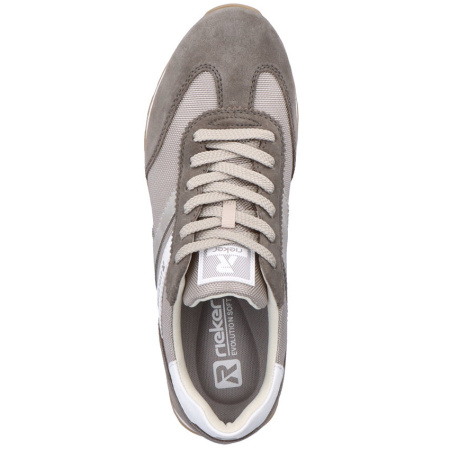 Кроссовки  Rieker-Evolution  серый  кожа/текстиль F-300068 фото в интернет-магазине | Omadey.ru