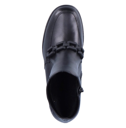 Полусапоги  Remonte  черный  кожа Z-200126 фото в интернет-магазине | Omadey.ru