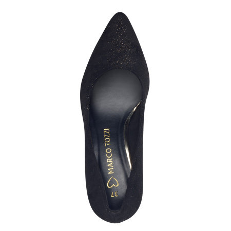 Туфли  Marco Tozzi  черный  текстиль Z-400361 фото в интернет-магазине | Omadey.ru