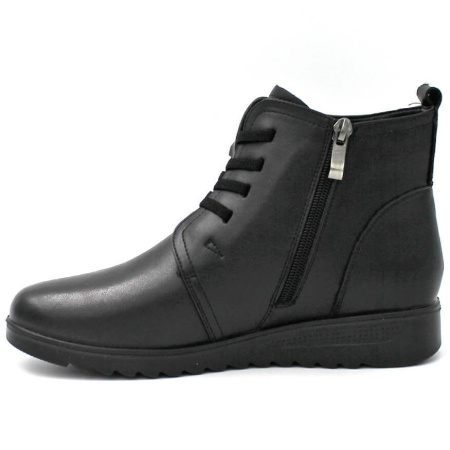Ботинки  Baden  черный  кожа Z-200240 фото в интернет-магазине | Omadey.ru