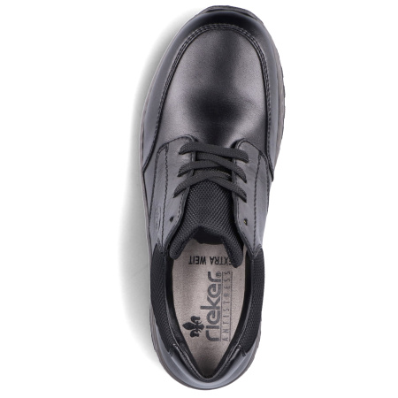 Туфли  Rieker  черный  кожа/кожа искусств./текстиль F-100105 фото в интернет-магазине | Omadey.ru