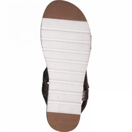 Сандалии  Tamaris  бронзовый  кожа F-91133 фото в интернет-магазине | Omadey.ru