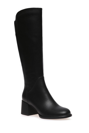 Сапоги  El Tempo  черный  кожа Z-400366 фото в интернет-магазине | Omadey.ru