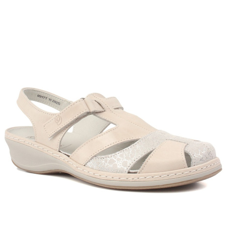 Сандалии  Suave  молочный  кожа  F-400781 фото в интернет-магазине | Omadey.ru