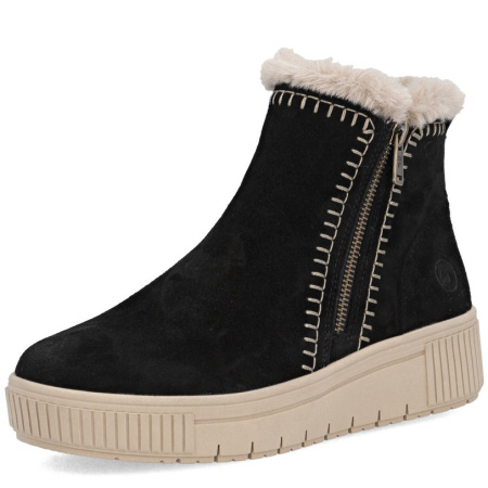 Ботинки  Remonte  черный  кожа/кожа искусств. Z-401060 фото в интернет-магазине | Omadey.ru