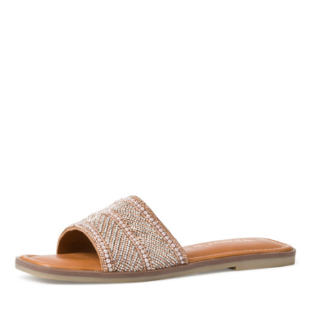 Шлепанцы  Tamaris  бежевый  кожа F-100866 фото в интернет-магазине | Omadey.ru Шлепанцы  Tamaris  бежевый  кожа F-100866 фото в интернет-магазине | Omadey.ru