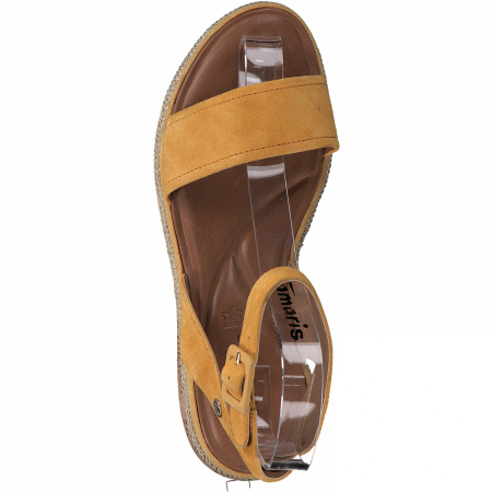 Сандалии  Tamaris  желтый  кожа F-90752 фото в интернет-магазине | Omadey.ru