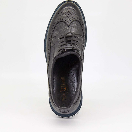 Полуботинки  Provokator  черный  кожа Z-90318 фото в интернет-магазине | Omadey.ru