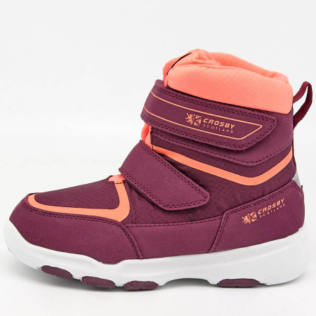 Ботинки  Crosby  фуксия  кожа искусств./текстиль Z-8898 фото в интернет-магазине | Omadey.ru