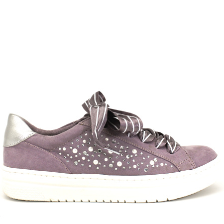 Кроссовки  Marco Tozzi  сиреневый  текстиль F-7028 фото в интернет-магазине | Omadey.ru