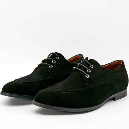 Туфли  Mirco Osvaldo  черный  замша Z-100676 фото в интернет-магазине | Omadey.ru