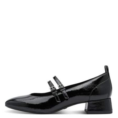 Туфли  Tamaris  черный  кожа искусств. Z-400925 фото в интернет-магазине | Omadey.ru