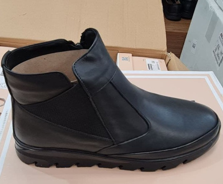 Ботинки  Rovigo  черный  кожа Z-100794 фото в интернет-магазине | Omadey.ru