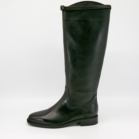 Сапоги  MYSET  черный  кожа Z-100819 фото в интернет-магазине | Omadey.ru