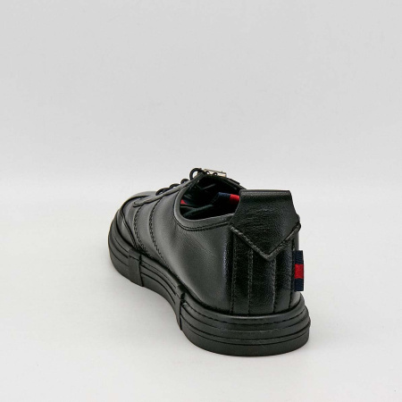 Туфли  Dakkem  черный  кожа F-90493 фото в интернет-магазине | Omadey.ru