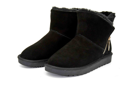 Полусапоги  Keddo  черный  замша Z-8616 фото в интернет-магазине | Omadey.ru