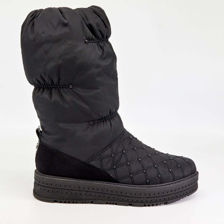 Сапоги  Betsy  черный  замша искусств./текстиль Z-7329 фото в интернет-магазине | Omadey.ru