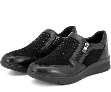 Полуботинки  Salamander  черный  кожа Z-8722 фото в интернет-магазине | Omadey.ru