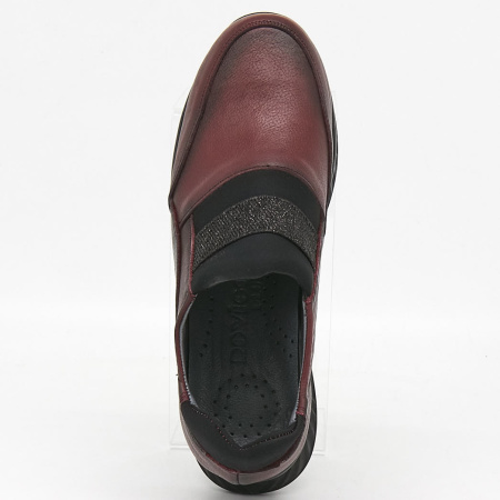 Полуботинки  Rovigo  бордовый  кожа Z-8221 фото в интернет-магазине | Omadey.ru