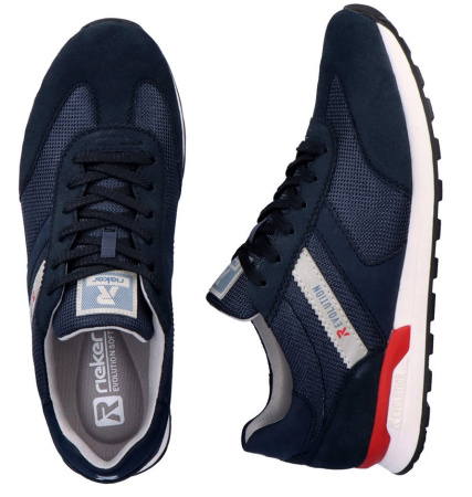 Кроссовки  Rieker-Evolution  синий  кожа/текстиль F-300056 фото в интернет-магазине | Omadey.ru