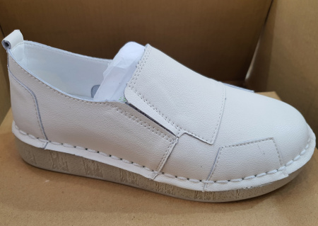 Туфли  Baden  белый  композиц.кожа F-90561 фото в интернет-магазине | Omadey.ru