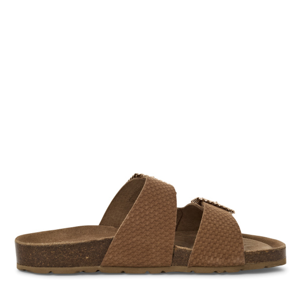 Фото Шлепанцы  Marco Tozzi  коричневый  кожа F-400823