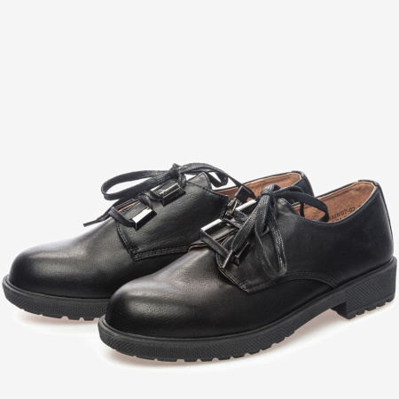 Туфли  Betsy  черный  кожа искусств. Z-8121 фото в интернет-магазине | Omadey.ru