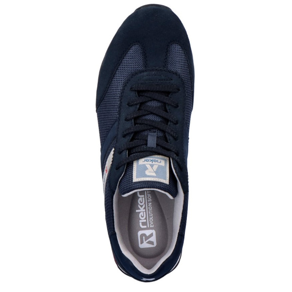 Фото Кроссовки  Rieker-Evolution  синий  кожа/текстиль F-300056 мужские