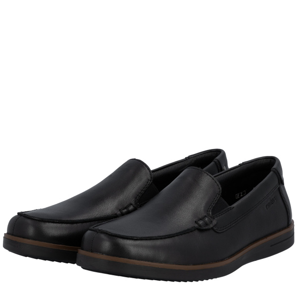 Фото Туфли  Rieker  черный  кожа/кожа искусств. F-401102