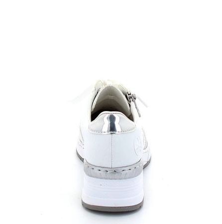 Кроссовки  Rieker  белый  кожа искусств./текстиль F-400024 фото в интернет-магазине | Omadey.ru