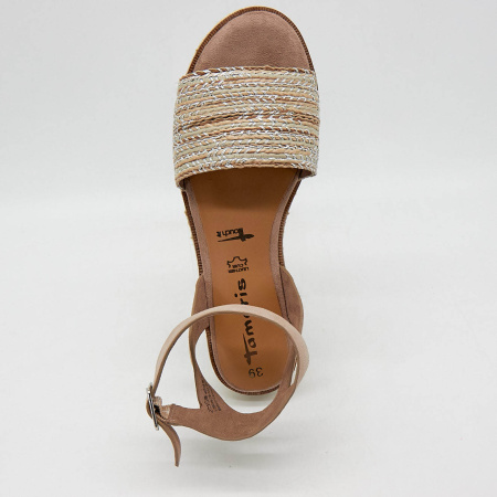 Сандалии  Tamaris  розовый  кожа F-90895 фото в интернет-магазине | Omadey.ru