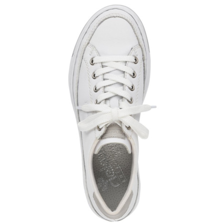 Кеды  Rieker  белый  кожа/кожа искусств. F-300159 фото в интернет-магазине | Omadey.ru