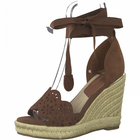 Босоножки  Tamaris  коричневый  кожа F-90528 фото в интернет-магазине | Omadey.ru