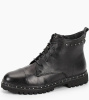 Ботинки  Baden  черный  кожа Z-89174 фото в интернет-магазине | Omadey.ru