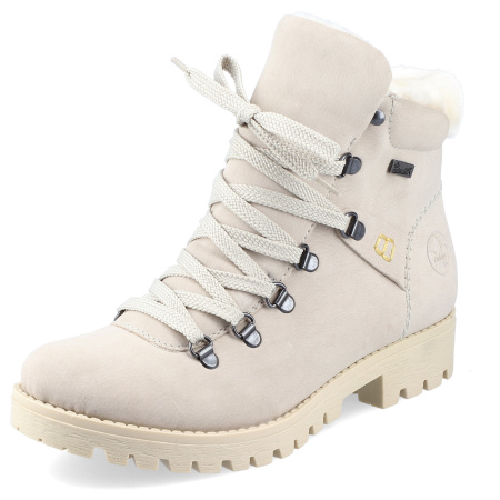 Ботинки  Rieker  бежевый  кожа искусств./текстиль Z-100513 фото в интернет-магазине | Omadey.ru